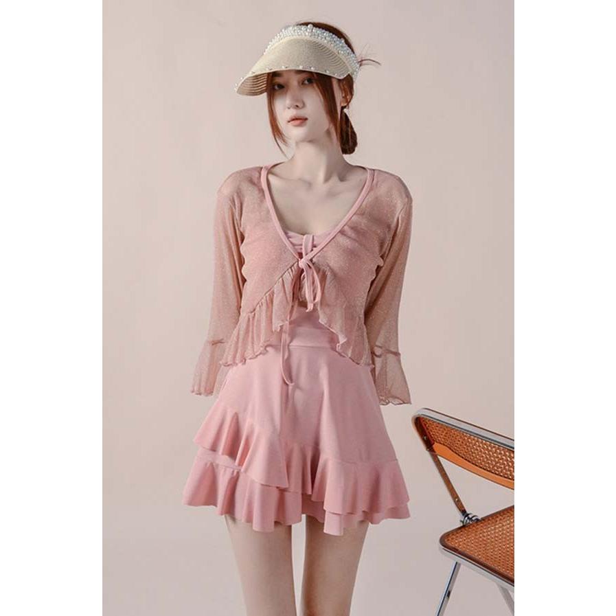 ワンピース水着 レディース 大きいサイズ 黒 黄色 ピンク ブルー