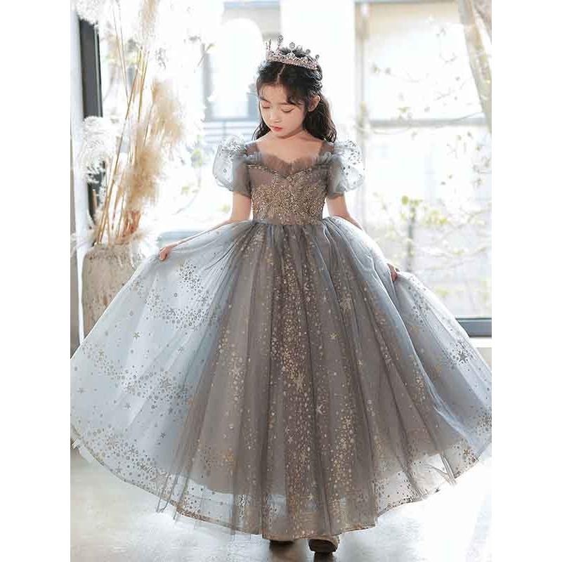 キッズ ドレス 子供服 キッズ服 オフショルダー ピアノ 発表会 結婚式