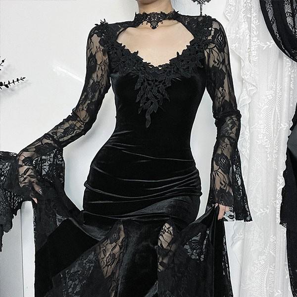 仮装 ワンピース ハロウィン衣装 ハロウィン 魔女 ダーク系 仮装 ワンピース ハロウィン衣装 ハロウィン 魔女 ダーク系