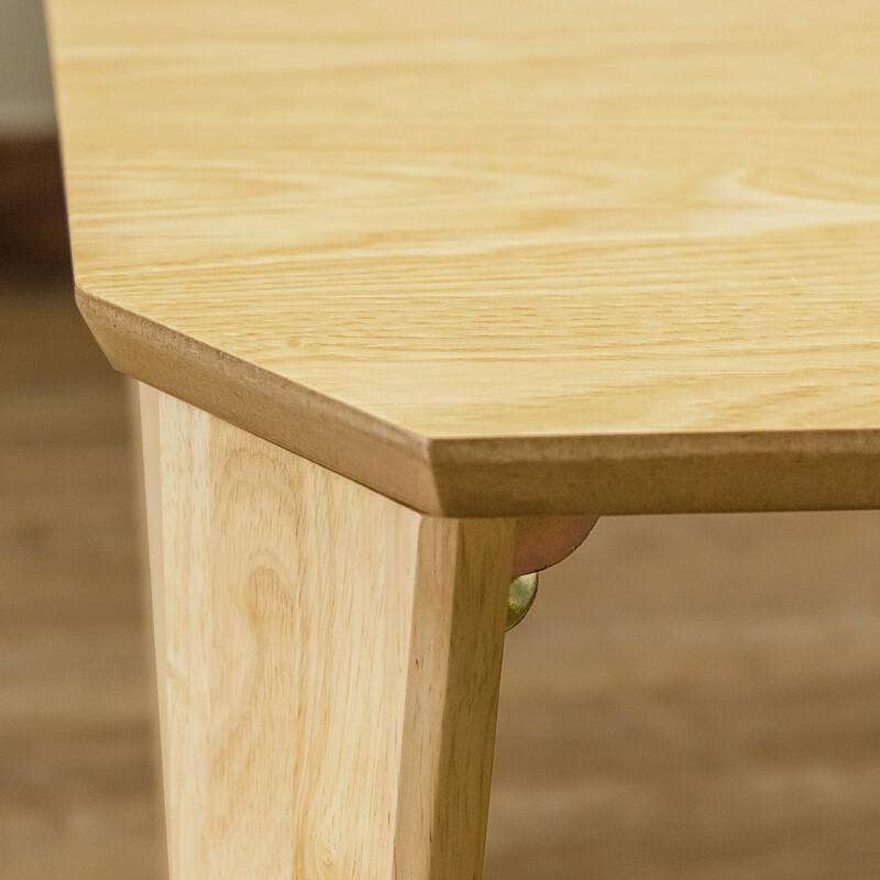 折畳みテーブル Rosslea60 センターテーブル 折りたたみ コンパクト 木製 ナチュラル ウォールナット｜shop-marie｜06