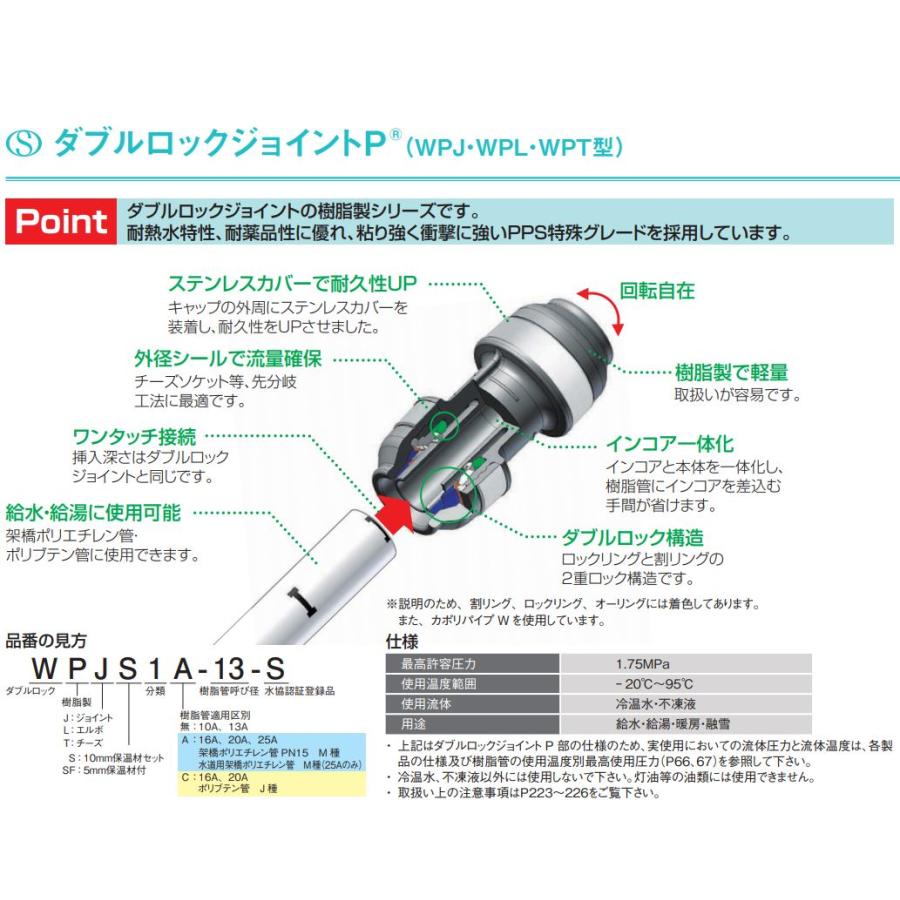 オンダ製作所 16Ax13Ax13A WPT1A-161313-S チーズソケット 架橋ポリ 