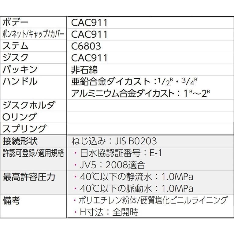 KITZ　50　LNW　10k　管端防食コア付　ゲートバルブ