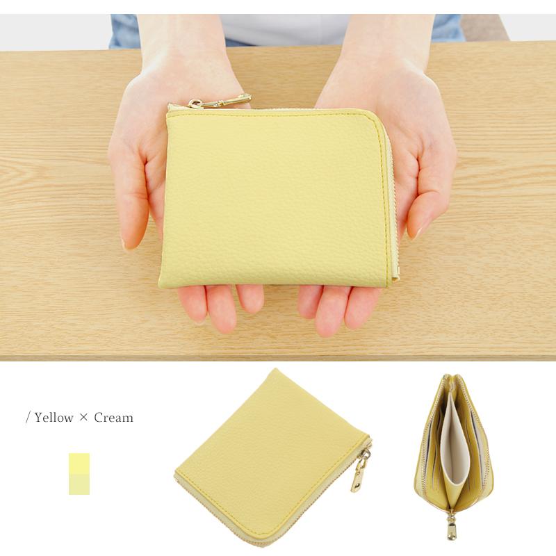 ミニ財布 プチプラ 財布 レディース コインケース 小さい 革 使いやすい L字ファスナー カード 高見え |  | 22