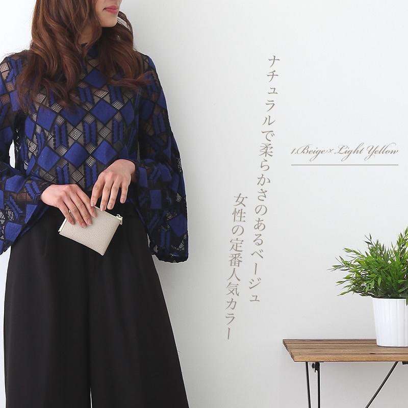 ミニ財布 プチプラ 財布 レディース コインケース 小さい 革 使いやすい L字ファスナー カード 高見え |  | 06