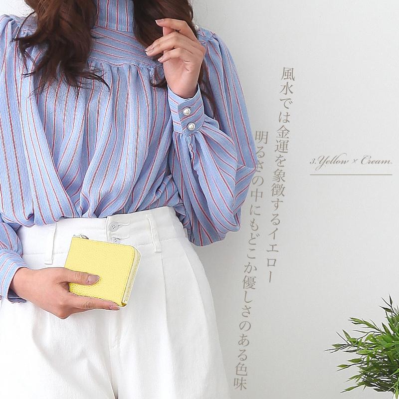 ミニ財布 プチプラ 財布 レディース コインケース 小さい 革 使いやすい L字ファスナー カード 高見え |  | 08