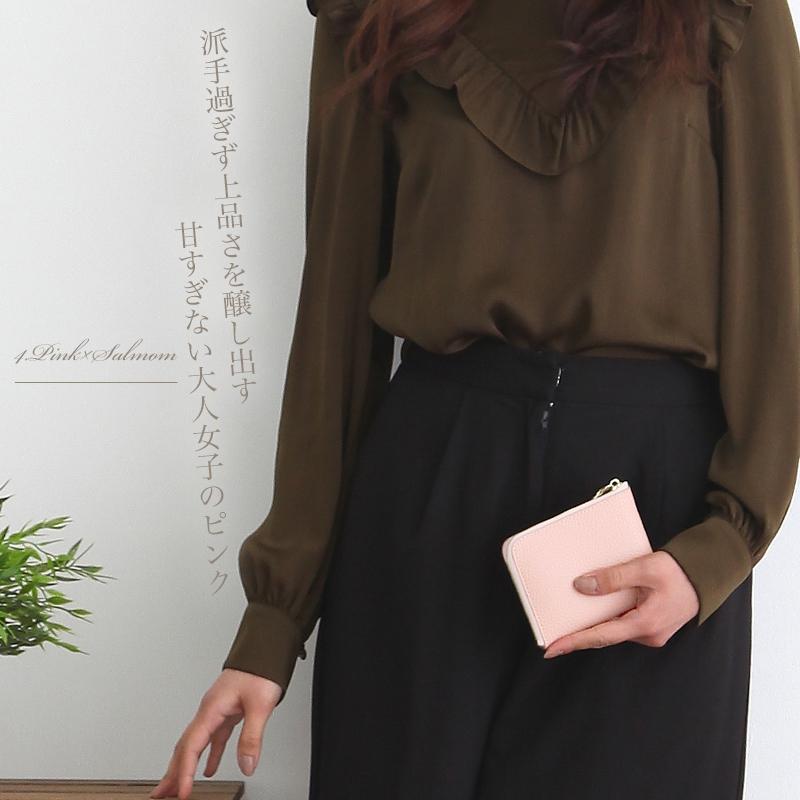 ミニ財布 プチプラ 財布 レディース コインケース 小さい 革 使いやすい L字ファスナー カード 高見え |  | 09