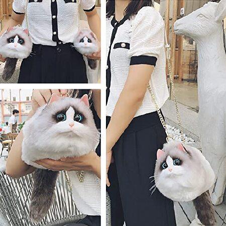 HUIJUFU Crossbody Bags For Women Cat Plush Lolita Kawaii Travel
