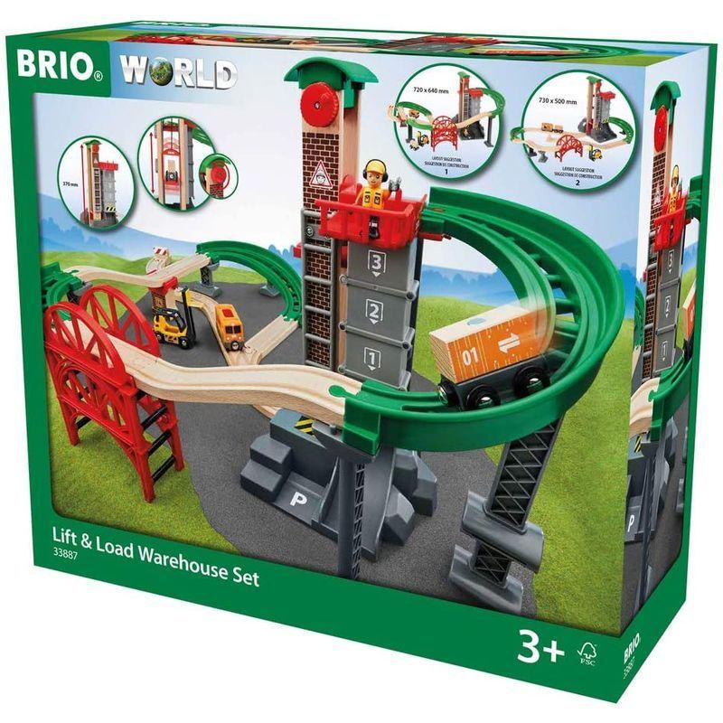 BRIO ( ブリオ ) WORLD カーゴレールデラックスセット 全54ピース 対象年齢 3歳~ ( 電動車両 電車 おもちゃ 木製 レー ブリオ WORLD カーゴレールデラックスセット 全54ピース 対象年齢 3歳 電動車両 電車 おもちゃ 木製 レー 　