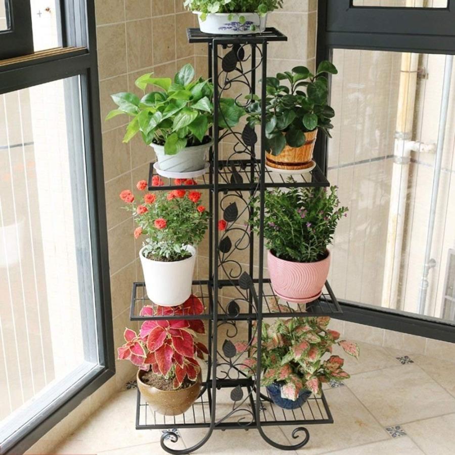 植物スタンド フラワーポットスタンド植物スタンドフラワーラックスタンドフラワーポットディスプレイスタンドフロアスタンドメタル屋外バルコニー多肉植物多 Www Fencing Tj