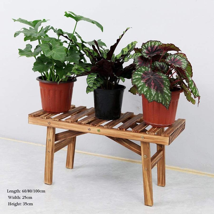 フラワースタンド 木製の植物スタンド アートフラワースタンド クリエイティブラワーラック ホーム花台ラック 屋内園芸ラック Fa Rongxin Sila Com Au