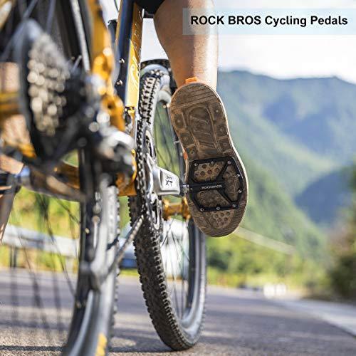 ROCKBROS マウンテンバイクペダル MTBペダル 自転車 フラットペダル 