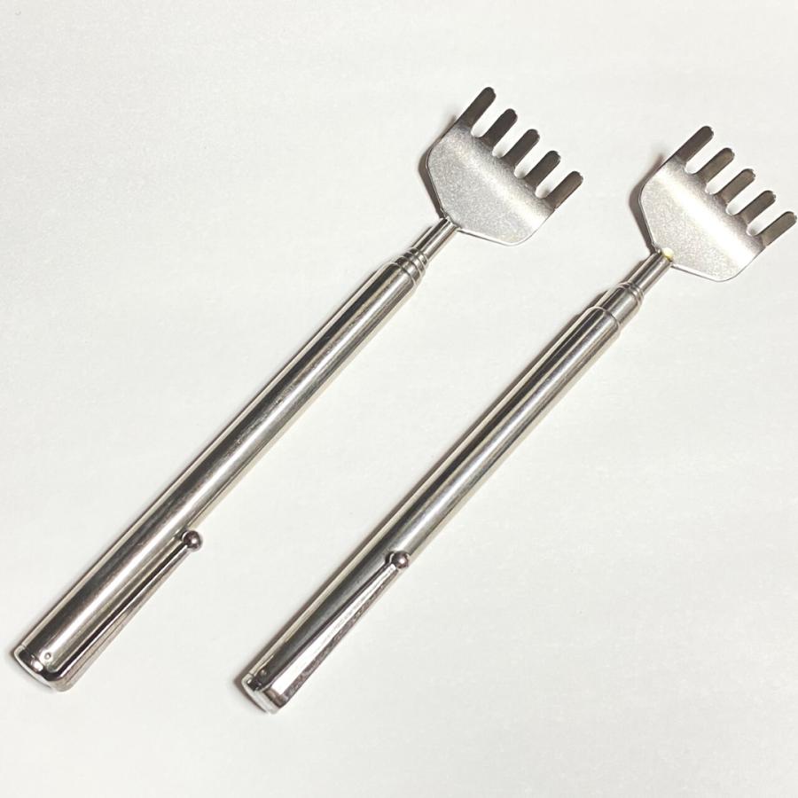 爆買 孫の手 伸縮 ステンレス 4本セット 背中かき 敬老の日 痛くない