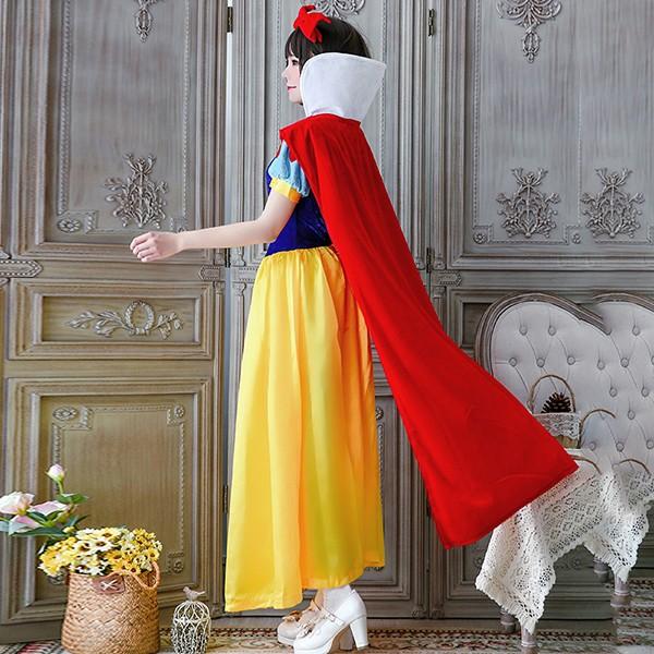 白雪姫ドレス プリンセス ワンピース お姫様 女王 童話 ハロウィン衣装 
