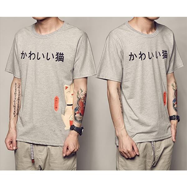 猫 ねこ Tシャツ メンズ 半袖 猫柄 ゆるtシャツ トップス クルーネック プリント かわいい猫 薄手 おもしろ ペアルック お揃い プレゼントおしゃれ 人気 春夏 00 ショップモモ 通販 Yahoo ショッピング