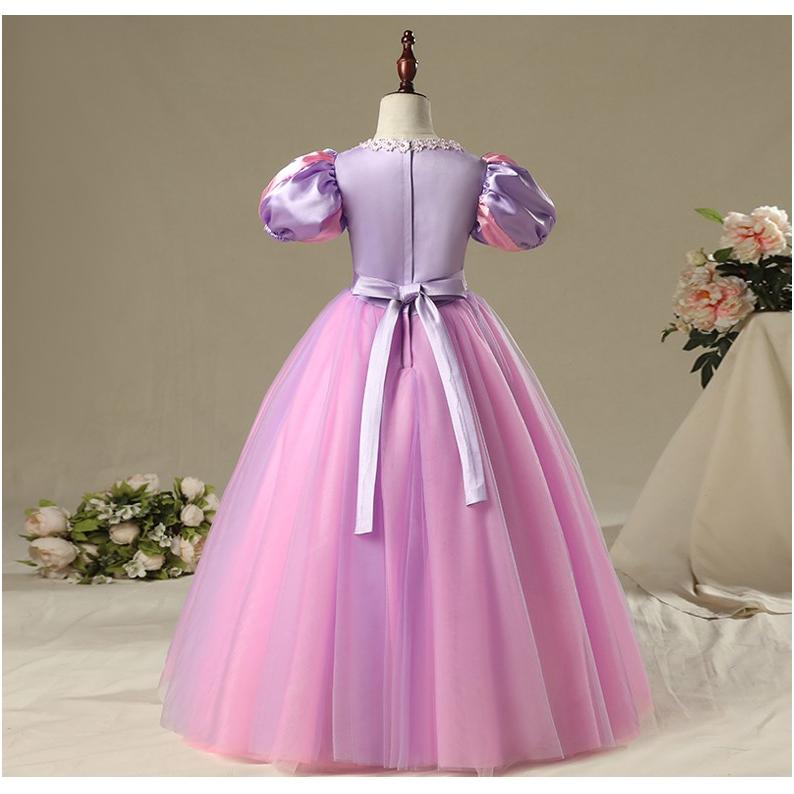 子供ドレス 女の子 子供用 キッズ用 塔の上のラプンツェル ラプンツェル コスプレ 衣装 コスチューム ハロウィン ロング プリンセス ドレス 100 150cm 0292 ショップモモ 通販 Yahoo ショッピング