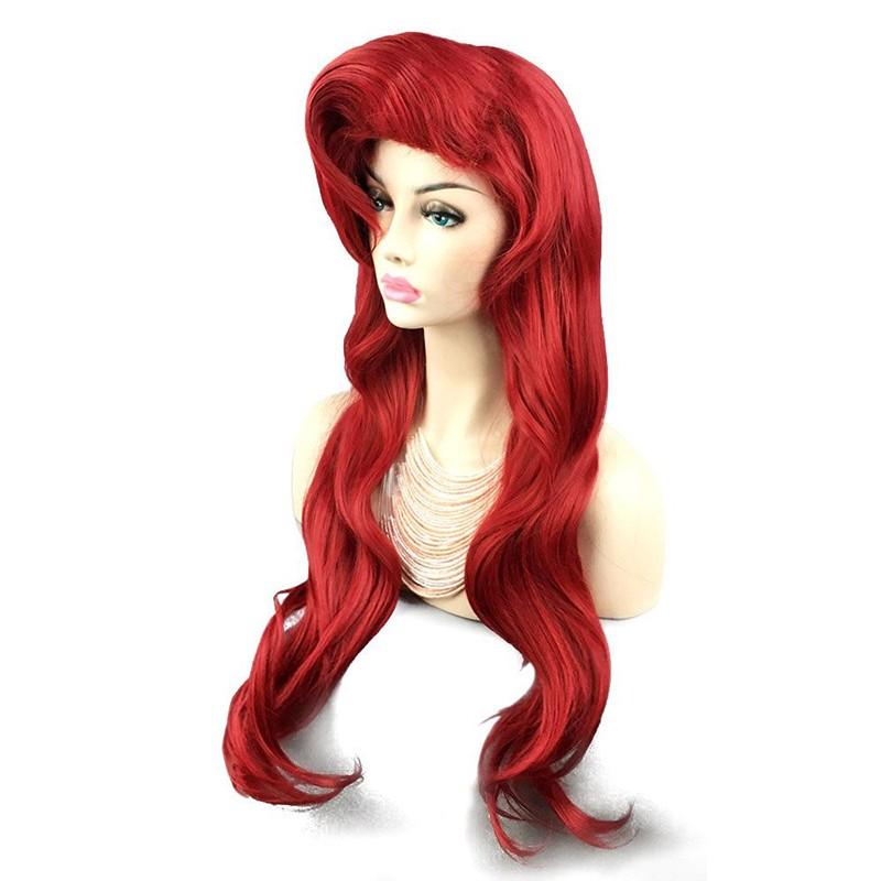 人魚姫 マーメイド アリエル 風 なりきり コスプレウィッグ 70cm 大人用 コスチューム小物 かつら 耐熱 専用ネット付き コスチューム Cosplay Costume 0404 ショップモモ 通販 Yahoo ショッピング