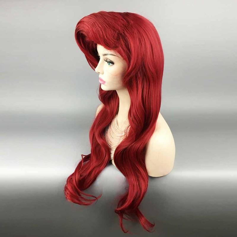 人魚姫 マーメイド アリエル 風 なりきり コスプレウィッグ 70cm 大人用 コスチューム小物 かつら 耐熱 専用ネット付き コスチューム Cosplay Costume 0404 ショップモモ 通販 Yahoo ショッピング
