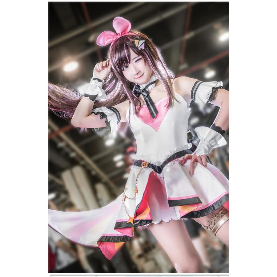 キズナアイ Kizuna Ai コスプレ A I Party Birthday With You 衣装 ウサギ耳付き コスプレ衣装 コスチューム イベント ハロウイン クリスマス Cosplay 0592 ショップモモ 通販 Yahoo ショッピング