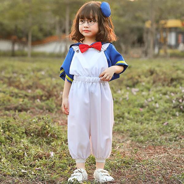 ドナルドダック コスプレ衣装 セーラー服 親子 ハロウィン コスプレ コスチューム サロペット 仮装 変装 子供用 キッズ 女の子 カジュアル ポップ 0668 ショップモモ 通販 Yahoo ショッピング