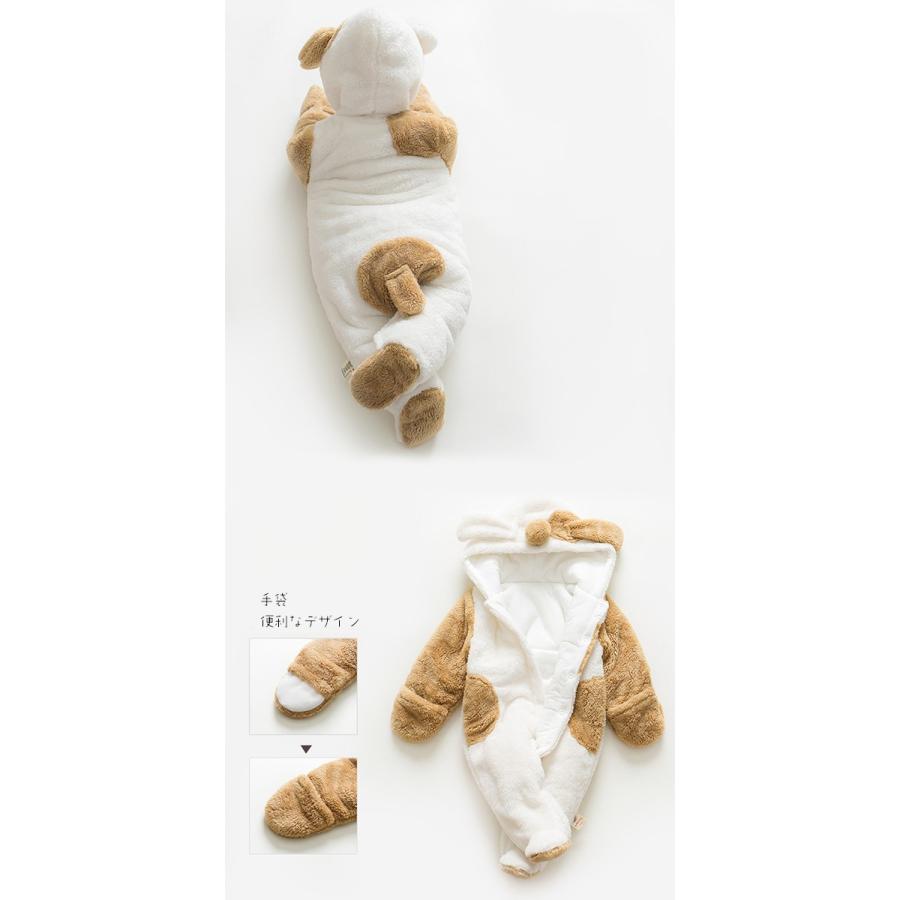 ベビー服 着ぐるみ カバーオール ロンパース ねこ 犬 コスチューム 干支 キッズ 新生児 赤ちゃん イヌ ドッグ ベビー服 男の子 女の子 厚手 冬服 防寒 寝袋 Cl0462 ショップモモ 通販 Yahoo ショッピング