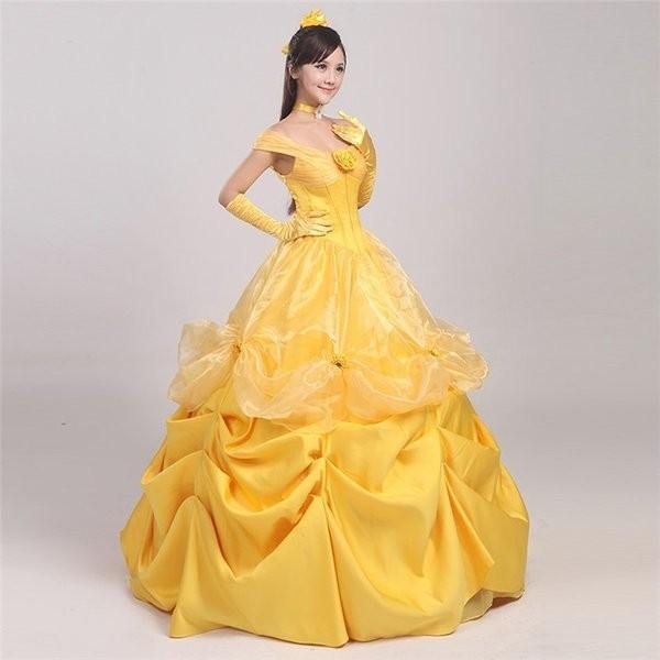 ハロウィン 仮装 ドレス 美女と野獣 ベル コスプレ衣装 プリンセス ドレス コスプレ衣装 コスチューム ステージ お遊戯会 余興 パーティ ハロウィン Ss6 ショップモモ 通販 Yahoo ショッピング