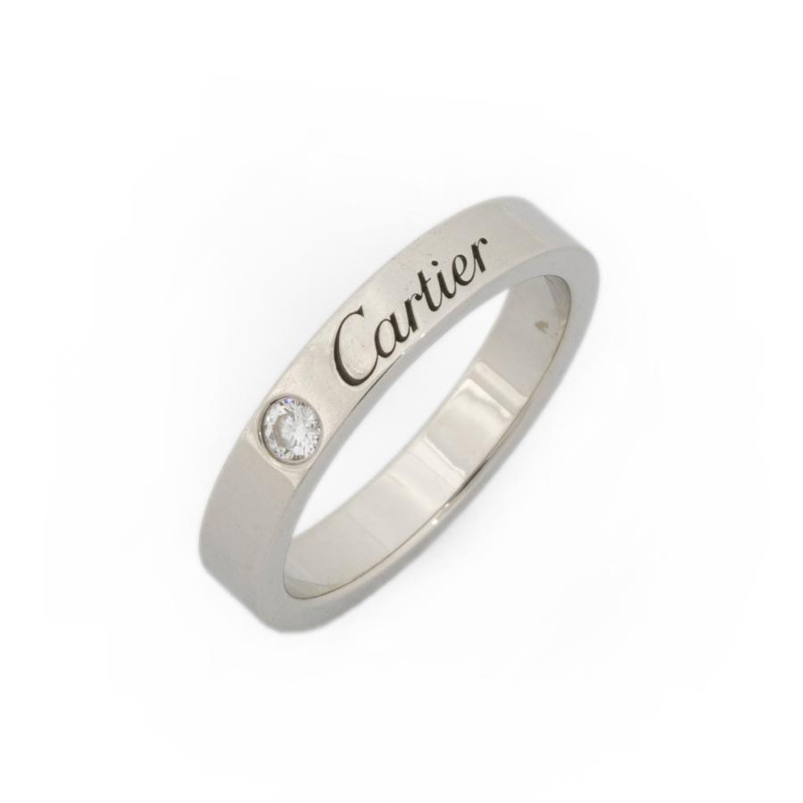 Cartier カルティエ エングレーブド リング B4051346 指輪 Pt950 1P 