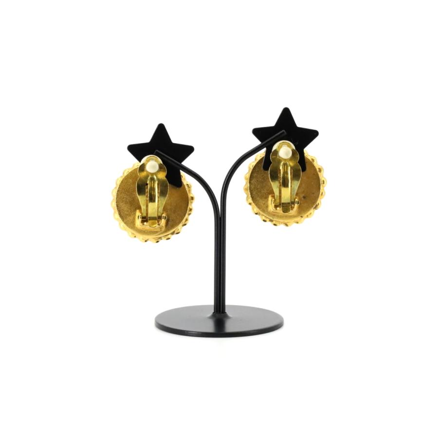 CHANEL シャネル ココマーク ラウンド イヤリング A02432 ヴィンテージ  