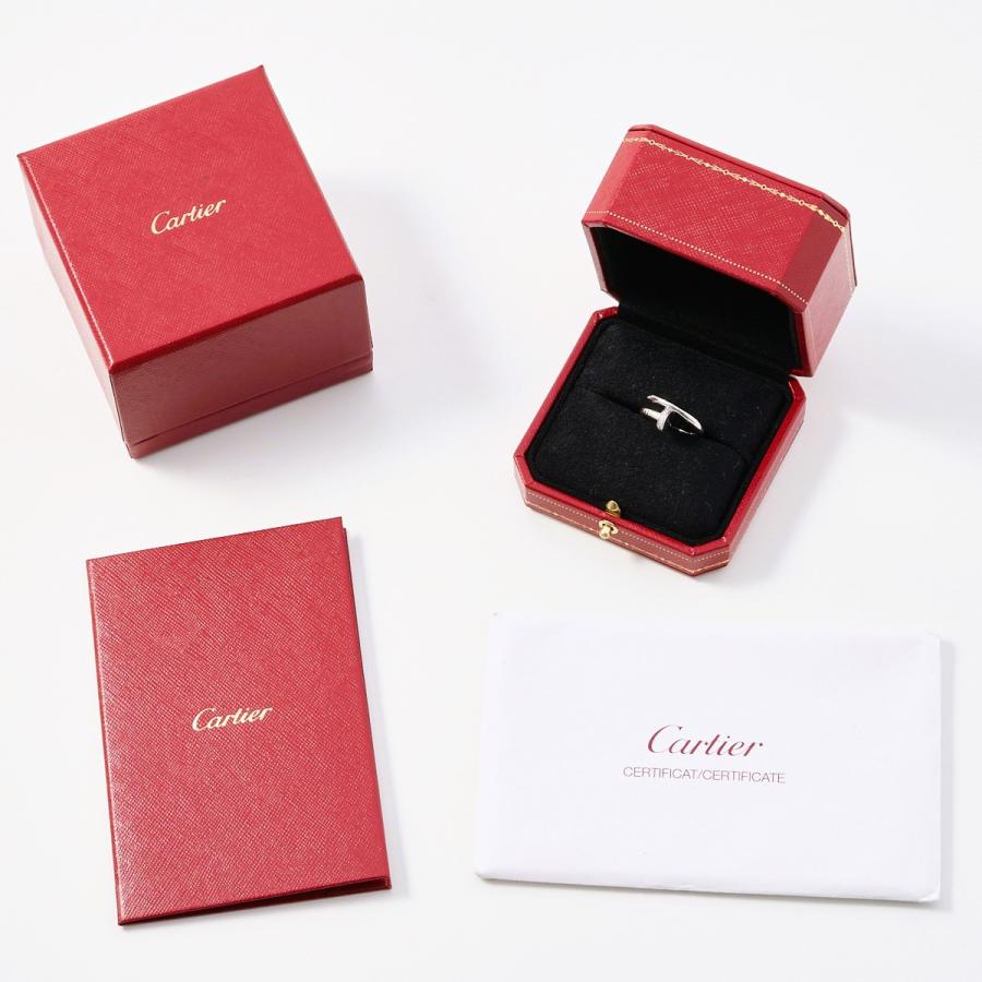 Cartier カルティエ ジュストアンクル ダイアリング CRB4092750 指輪 K18WG ダイヤモンド ホワイトゴールド ＃50 10号 ジュエリー｜shop-musubi｜11