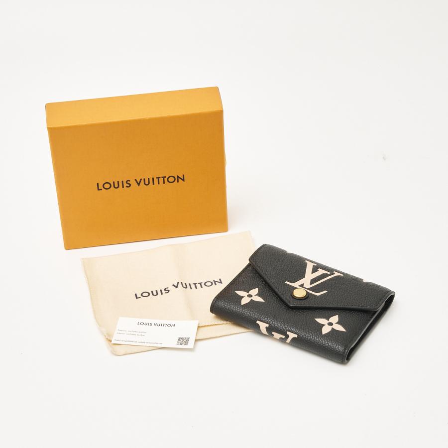 LOUIS VUITTON ルイヴィトン ポルトフォイユ・ヴィクトリーヌ M80968 財布 ウォレット モノグラム・アンプラント ブラック×ベージュ｜shop-musubi｜13