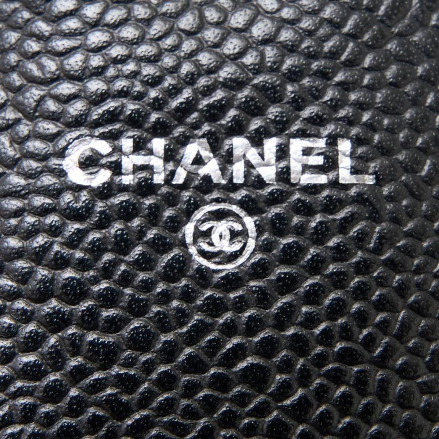 キャビアスキン CHANEL シャネル ハーフムーン チェーン