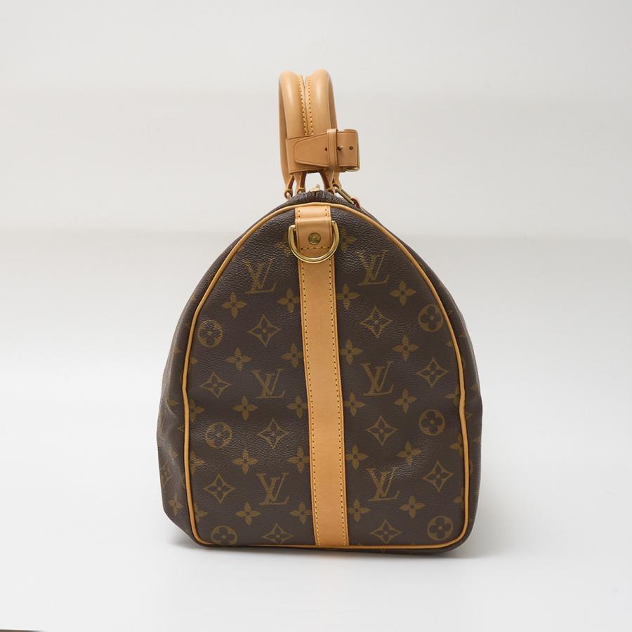 LOUIS VUITTON ルイヴィトン キーポル 45 M41418 ボストンバッグ トラベル 旅行鞄 モノグラム・キャンバス×レザー ブラウン×ゴールド｜shop-musubi｜04