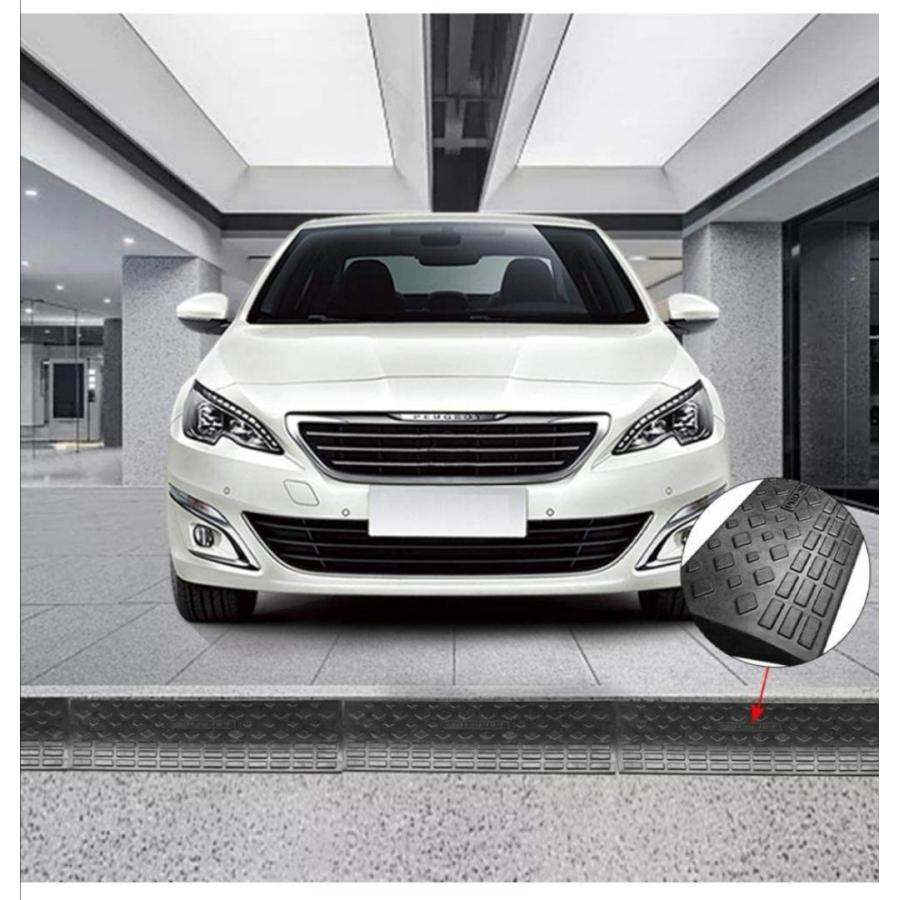 送料無料 ラバーステップ 駐車場 耐荷重10ｔ 段差解消スロープ Rs 5 60 1 両コーナー 間口９０ｃｍ対応 車庫の段差解消 ゴム製 段差５ｃｍ