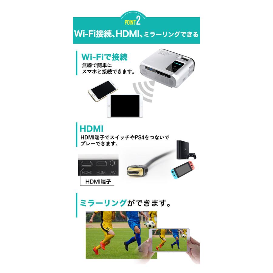 プロジェクター 家庭用 Wifi スマホ Iphone ファッシネイトザスペース 1年保証 785 785 Shop N 通販 Yahoo ショッピング