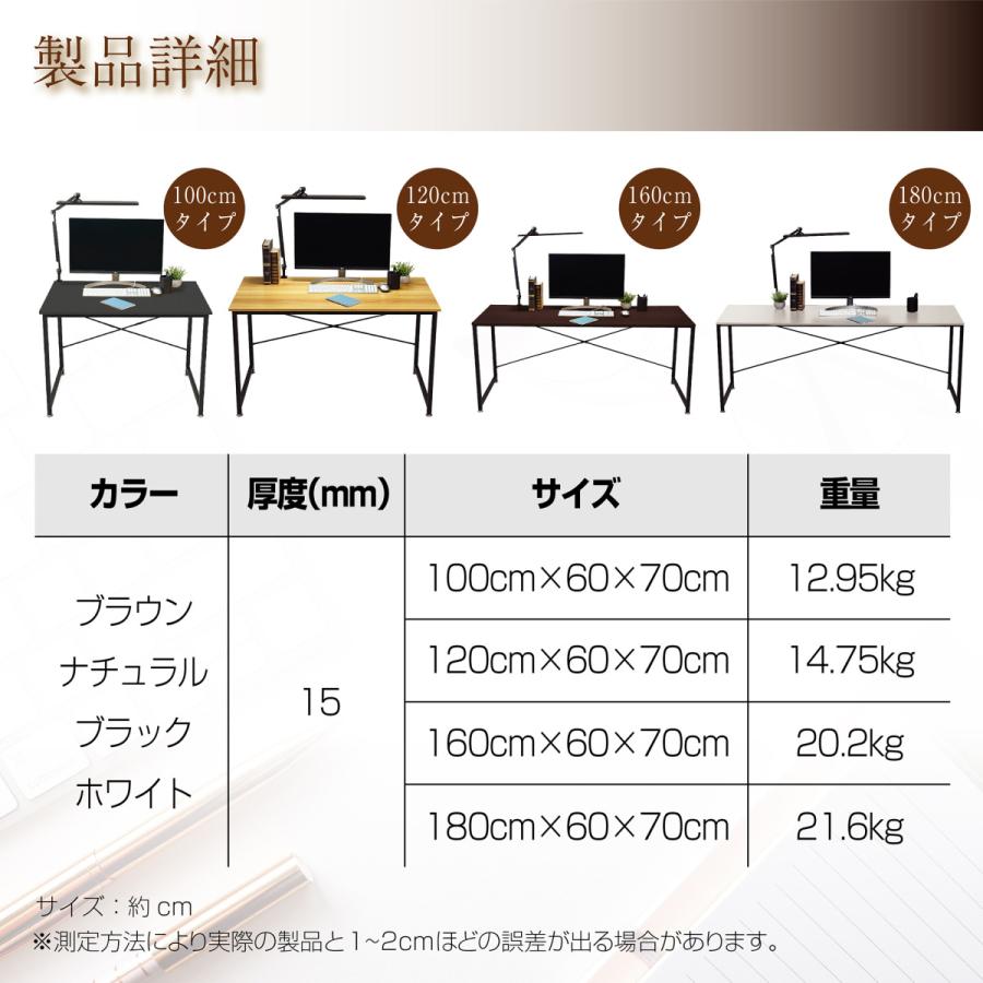 お手頃価格 シンプルワークデスク 865_SKK 180cm 作業台 パソコン