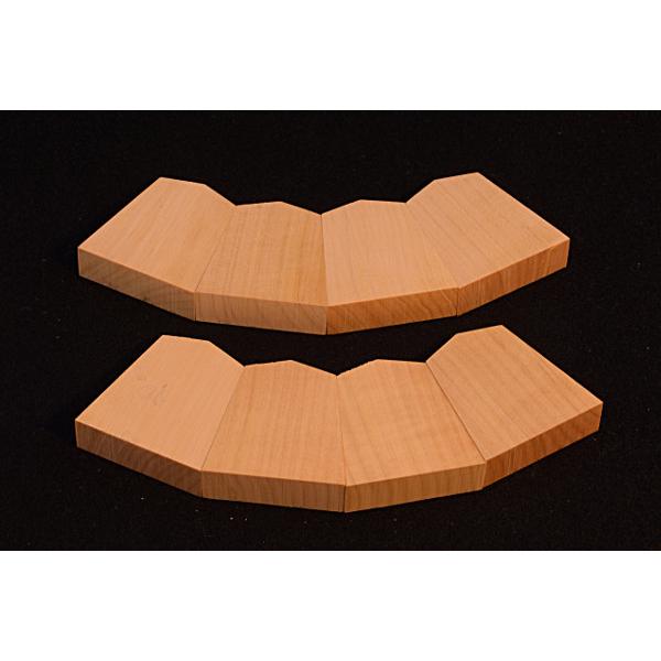 ○駒木地○島黄楊・斑入り根柾-8-E○大振り○未使用○