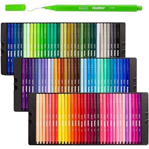 Shuttle Art 水性ペン 100色セット 極細ライン 0 4ｍｍ 線画ペン カラーペン 細線書きペン イラストペン ミリペン 漫画用 Shop Nft ヤフー店 通販 Yahoo ショッピング