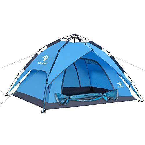 テント ワンタッチテント キャンプテント 2人 3人 4人用 サンシェード フルクローズ 防水マット メッシュ 虫除け 二重層 Uvカット加工 簡単設営 折りたたみ 軽量 防風 防水 耐水圧1500mm キャンプ 屋外 着替え 収納袋付き ワンタッチ アウトドア ファミリーテント 防災