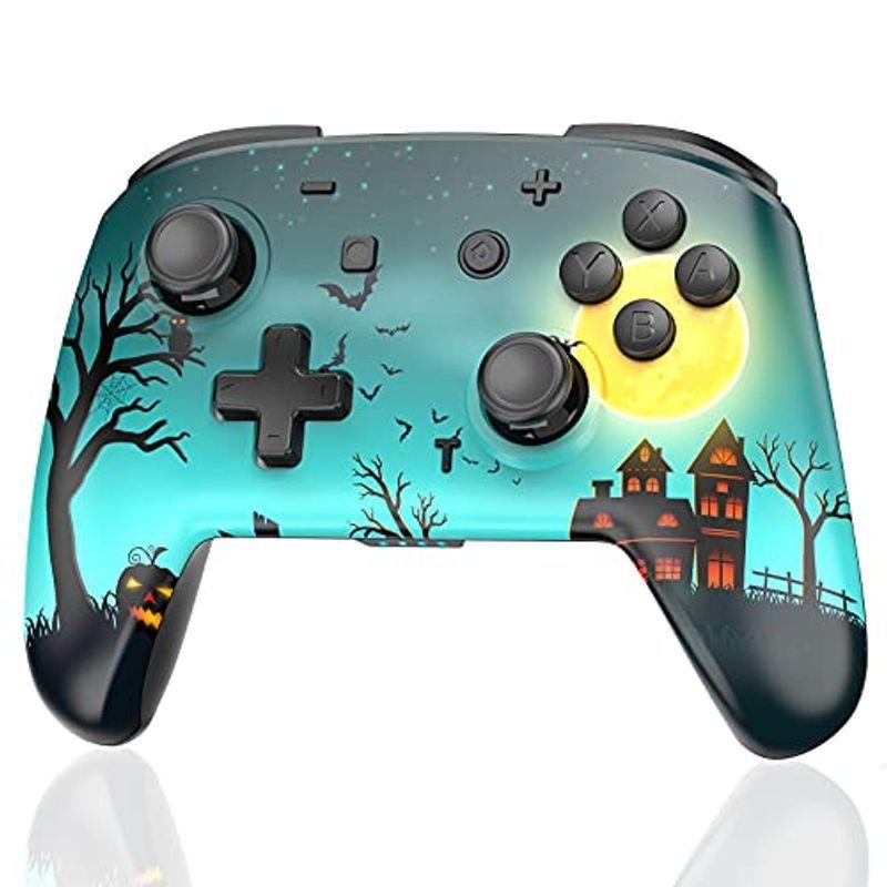 Switch ワイヤレスコントローラー 有線pcゲームパッド 連射 振動機能 スイッチ Windowsに対応 ハロウィン限定 コントローラー Hcogcc Org