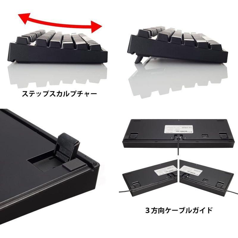 ARCHISS ProgresTouch TKL ワイヤーキープラー付 日本語91キー 二色成形 PS/2&USB CHERRY静音赤軸 テ｜shop-nft｜08