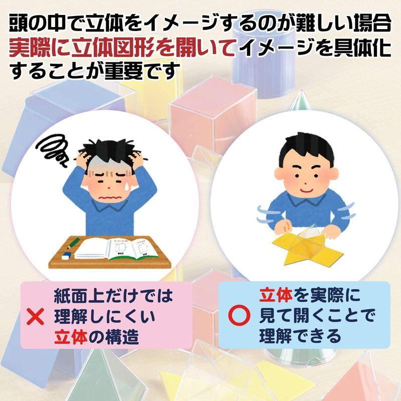 適当な価格 透明立体図形 算数教材 ラーニングリソーシズ 正規品 Ler0921 折りたたみ展開図 知育玩具 Dara Org Br