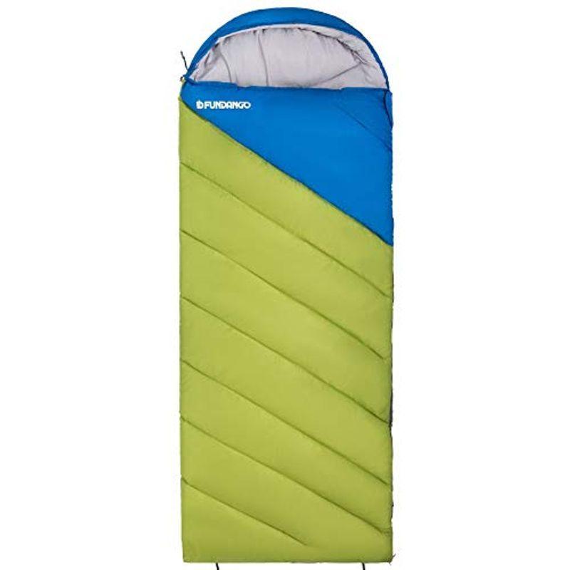 Fundango 寝袋 シュラフ 封筒型 オールシーズン ゆったり コンパクト 丸洗い 防水 収納 キャンプ 売れ筋介護用品も アウトドア 布団 車中泊 防災