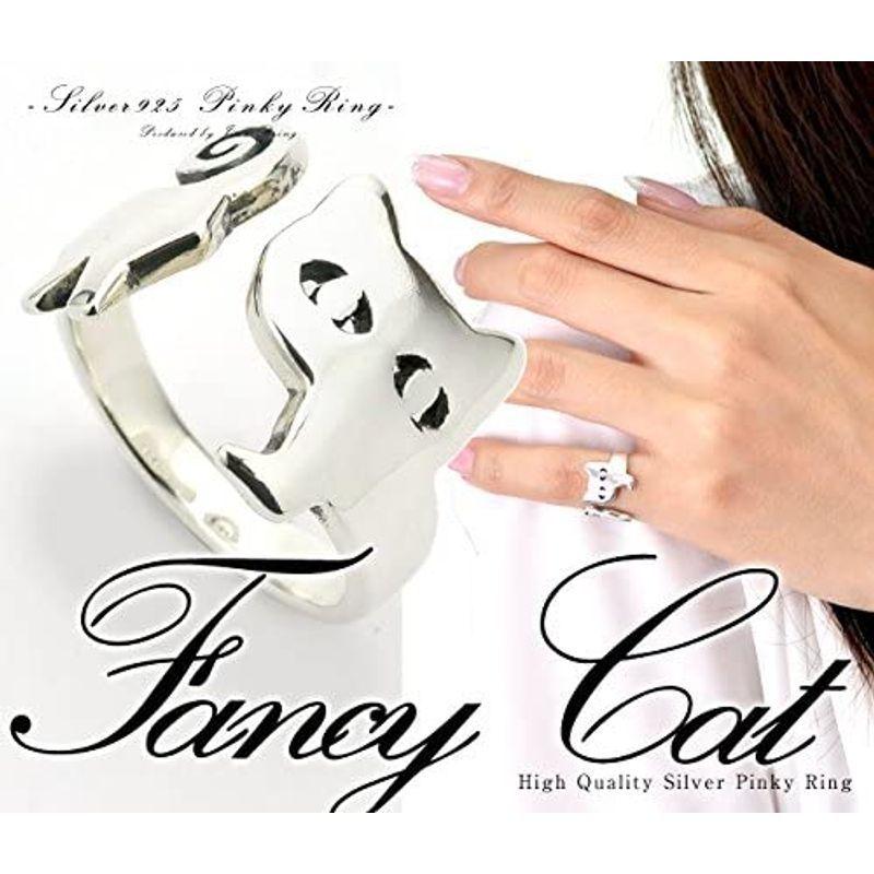 ジナブリング (JINA BRING) ピンキーリング 指輪 フェミニンな猫ちゃん ファランジリング キャット フリーサイズ約#5?#11｜shop-nft｜04