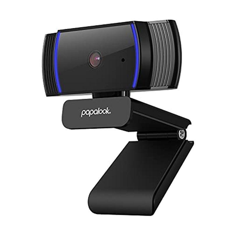 最終決算 PAPALOOK 1080P ウェブカメラ 自動フォーカス AF925 ノイズキャンセリングマイク、O WebカメラフルHDビデオストリーム イヤホンマイク、ヘッドセット
