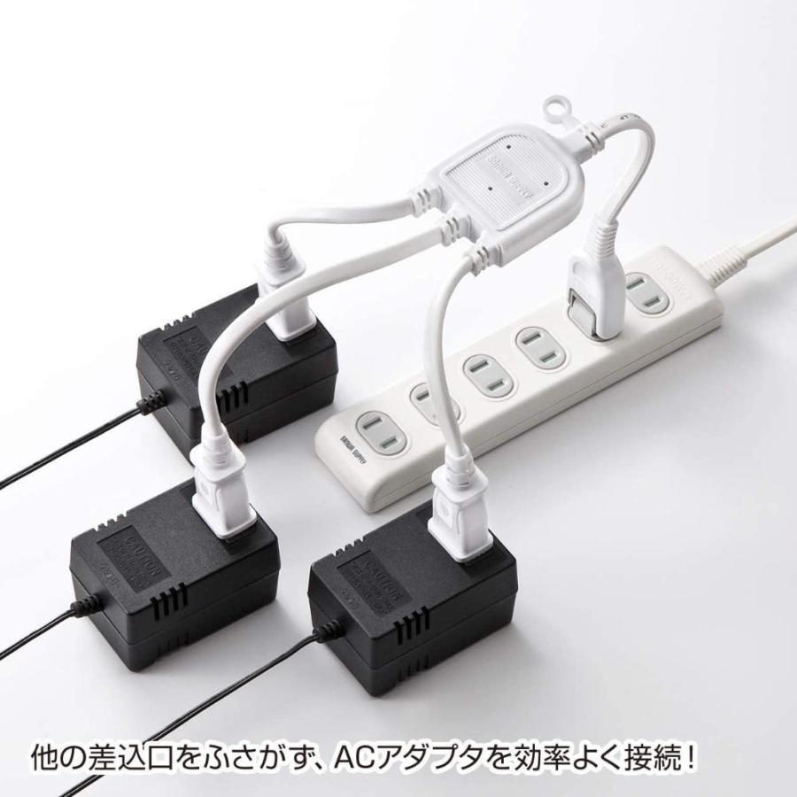 海外限定 サンワサプライ Acアダプタ専用電源延長コード 2p 3分岐 Tap Ex3wn Rmb Com Ar