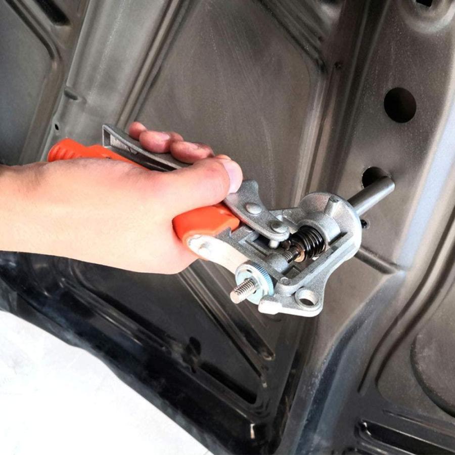 新作通販 Carrfan 車用 デントリペアツール へこみ直し修理 クリップ エッジ トリミング プライヤー フラット ホール キャリパー 修理工具 Discoversvg Com