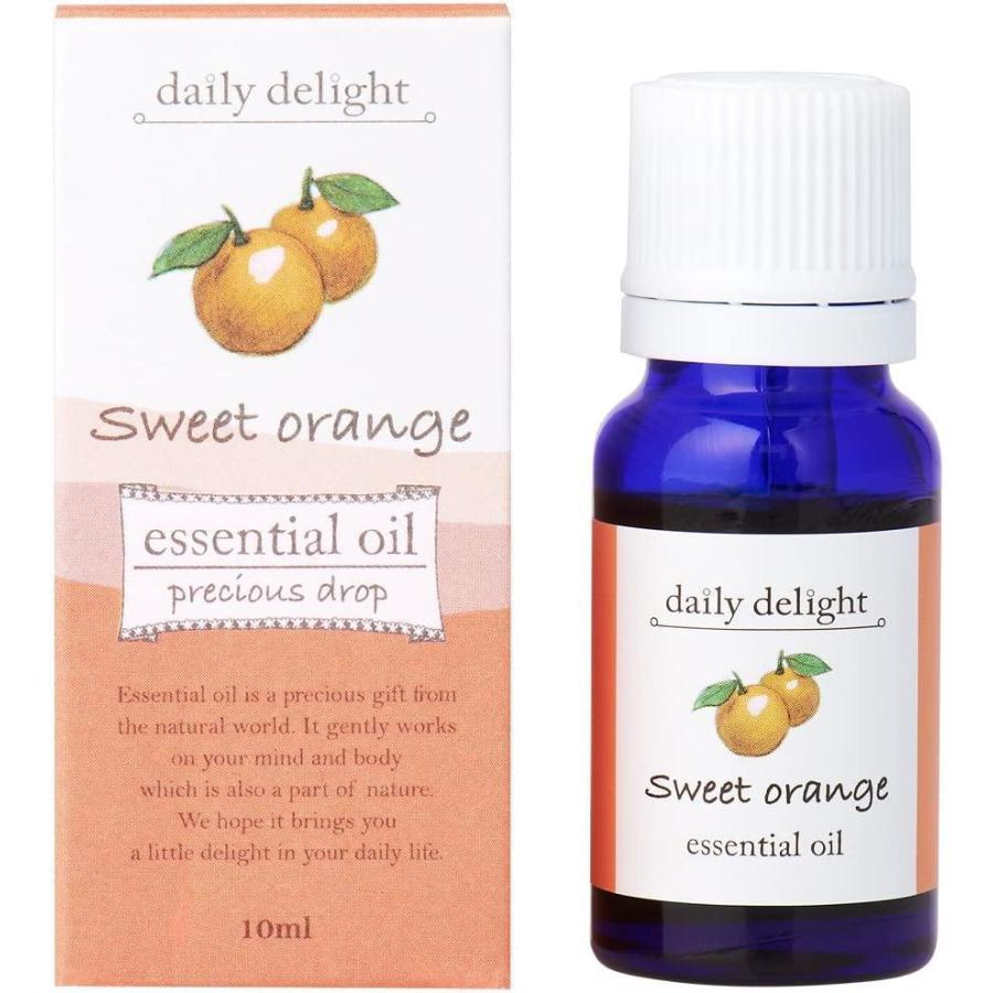 100 本物 デイリーディライト エッセンシャルオイル スイートオレンジ 10ml 天然100 精油 アロマ 柑橘系 フルーティで甘く爽やかな香り Topdental Com Ar