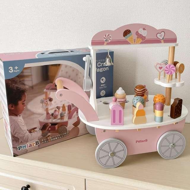 PolarB（ポーラービー） アイス屋さん おもちゃ 女の子 アイスワゴン