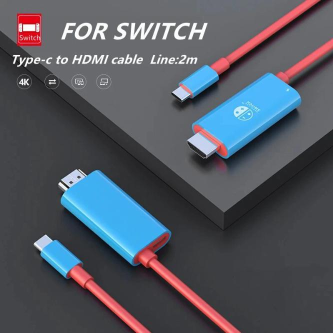Nintendo Switch スイッチ ドック HDMI ケーブル type-ｃ テレビ接続ケーブル 4K&1080 変換 ニンテンドー  （全国一律送料無料）｜shop-nnb｜09