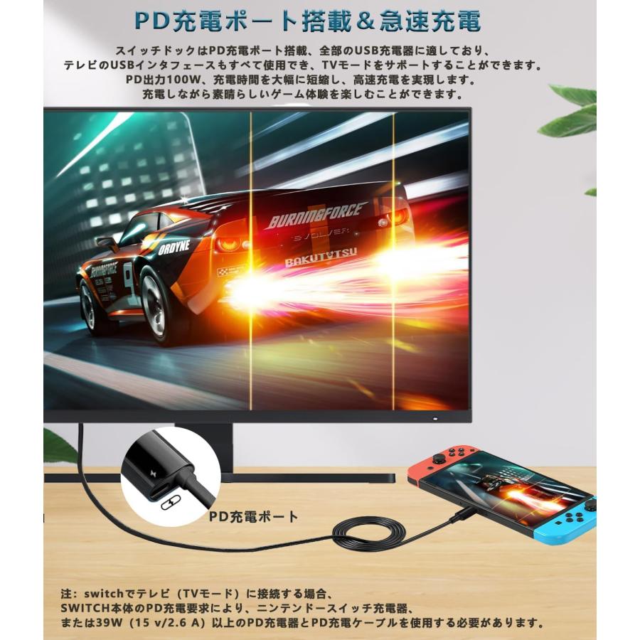 Nintendo Switch スイッチ ドック HDMI ケーブル 新色 オール Nintendo Switch スイッチ ドック HDMI ケーブル 新色 オール