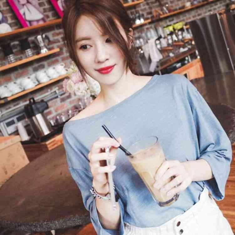 レディースファッション ニッサン 638 全4色 5サイズ Tシャツ レディース ボートネック 七分袖tシャツ カットソー トップス シンプル 無地 ゆったり コットン 薄手 夏服 夏物 春 Q2x1thifqe Core Compliance Com